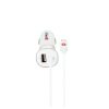SKROSS USB töltő, autós, szivargyújtó (lightning, USB-A)