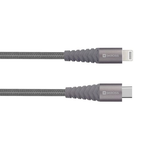 SKROSS USB kábel, töltő, (lightning - USB-C) 2m