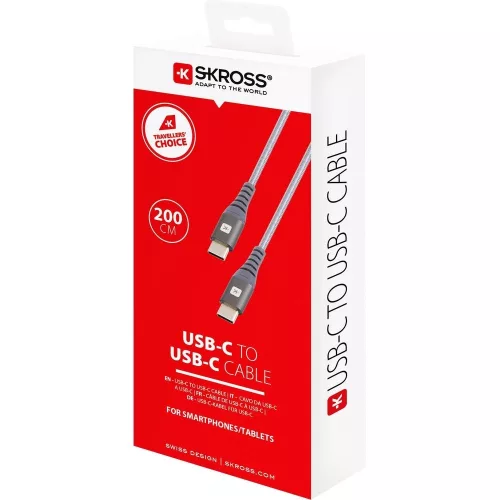 95899-USBC-TO-USBC-200-STEEL - alt 1