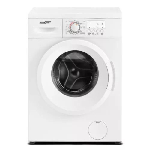 HOMEFORT HME16100UW Elöltöltős mosógép D energiaosztály,  6 kg,  Keskeny mélység,  1000 fordulat/perc,  Centrifugálási zajszint: 79 dB,  Inverter motor nélkül,  Gőzfunkcióval