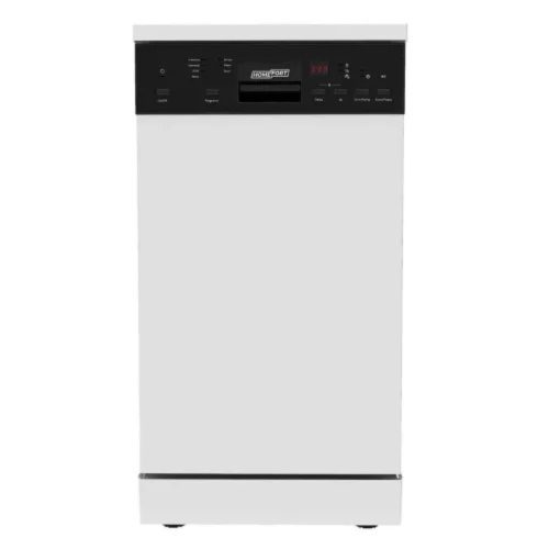 HOMEFORT HMGS0421W Szabadonálló mosogatógép 10 teríték,  8 L fogyasztás,  7 program,   47 db zajszint,  E energiaosztály,  Felső evőeszköztartó tálca,  45 cm,  Digit. kijelző