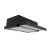 HOMEFORT HPK611B Beépíthető Kihúzható páraelszívó LED világítás  1 motor,  408 m3/h,   54-66 dB zajszint,   60 cm széles,   B Energiaosztály
