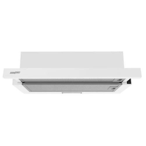 HOMEFORT HPK611W Beépíthető Kihúzható páraelszívó LED világítás 1 motor,  408 m3/h,  54-66 dB zajszint,  60 cm széles,  B Energiaosztály