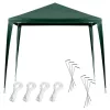 Kerti pavilon, kereskedelmi rendezvénysátor, zöld pavilon 2,5 x 2,5 m