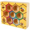 Montessori méhek méhsejtes oktatási játék