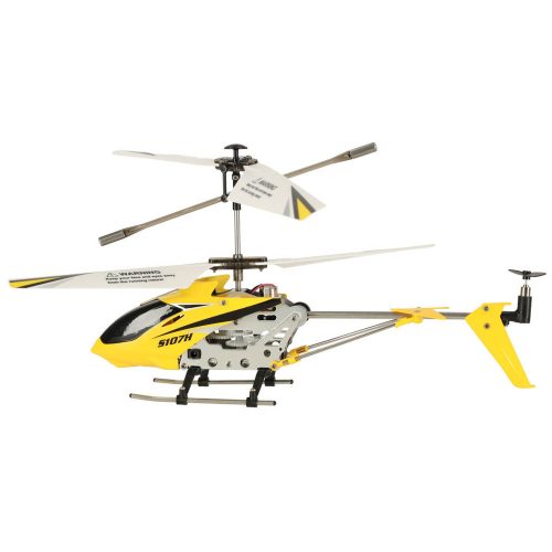 SYMA S107H RC helikopter 2.4GHz RTF sárga színben