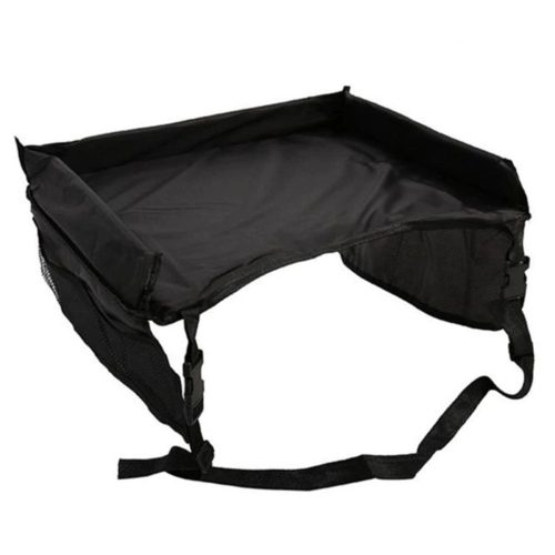 Vízálló utazóasztal autósülésbe, fekete