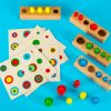 Montessori fahengeres súlyok színes