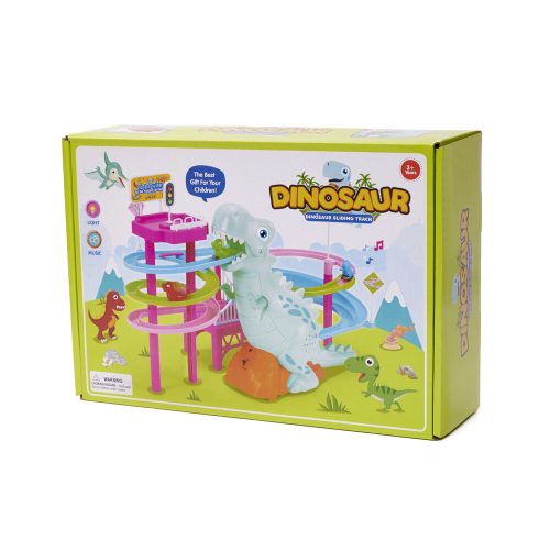 Dinoszaurusz versenypálya dinoszaurusz hangok fények