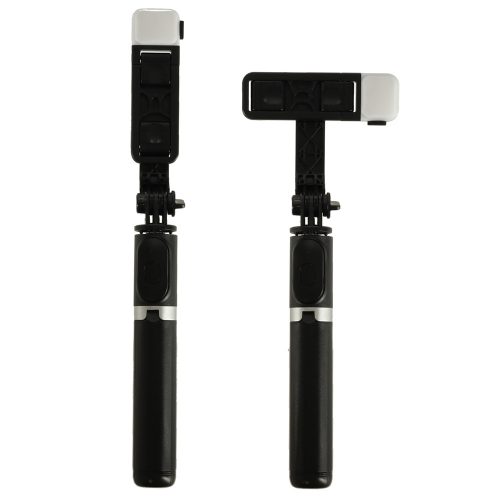 Selfie bot lámpa állvány tripod állvány fekete