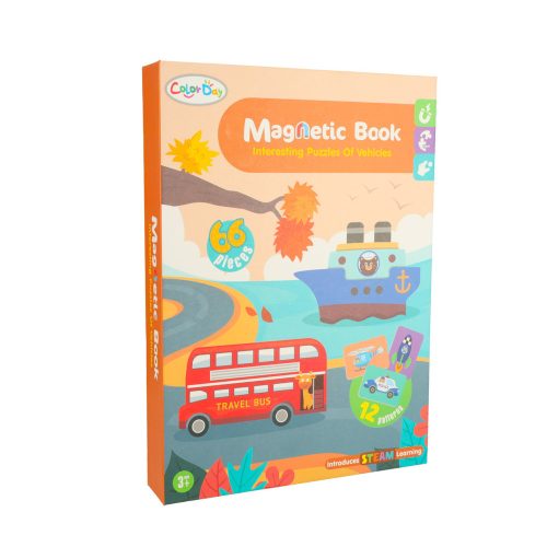 Mágneses közlekedési eszköz puzzle