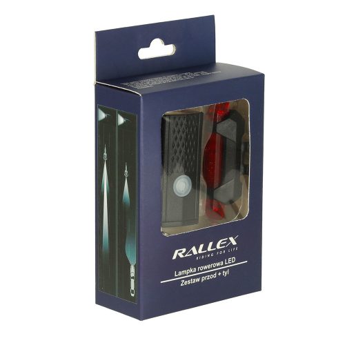 LED kerékpár lámpa hátsó-első szett USB