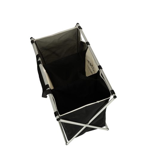 Szennyestartó kosár, elkülönítő, rendszerező, 3 rekesz, 135l