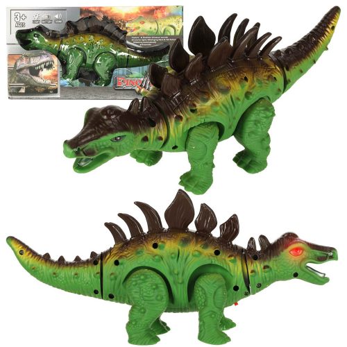 Távirányítós dinoszaurusz RC Stegosaurus sétál világít fel ordít