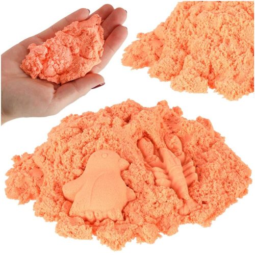 Kinetikus homok 1kg zsákban narancssárga