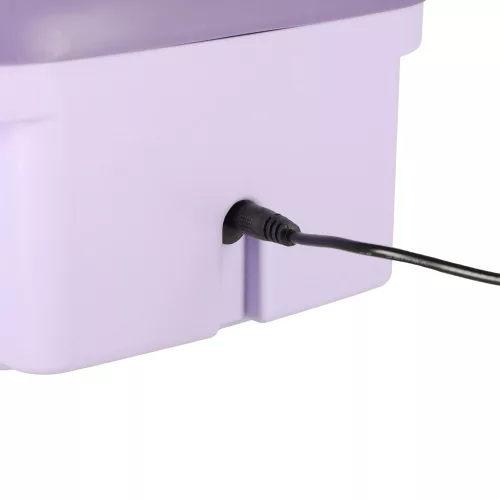 Automata turista mosógép, mini, összecsukható, hordozható, 8L, lila