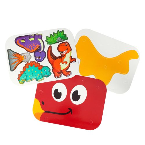 Építési téglák egy tokban + dino csavarhúzó