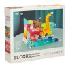 Kreatív blockkok dinoszaurusz park labdapálya 62db