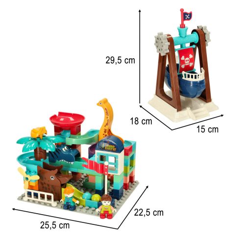 Kreatív blokkok dinoszaurusz park labdapálya 121sz