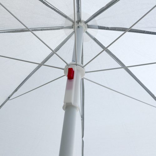 Állítható, összecsukható, UV sugárzású kerti napernyő, 150 cm, szürke