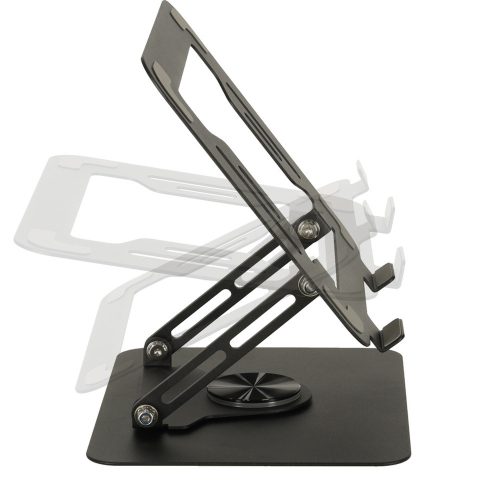 360°-ban állítható laptopállvány, ergonomikus laptopasztal