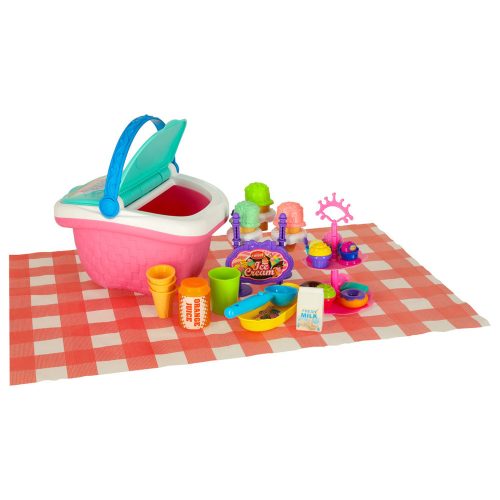 Piknikkosár fagylaltozó desszertek ételek ételek snackek picnichez