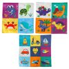 Szortírozó papírzsebkendő doboz érzékszervi montessori plüss számok betűk