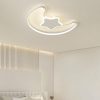 LED mennyezeti plafond lámpa gyerekszobába dimmelhető LUMELA + távirányító hold fehér