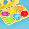 oktatási puzzle sorter megfelelő formák tojás montessori gyümölcsök zöldség 6db