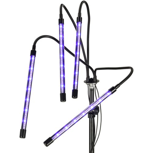 LED növényi lámpa, növekedési panel állványon, 4x80LED