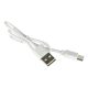Asztali ventilátor mini kézi összecsukható ventilátor hordozható USB fehér