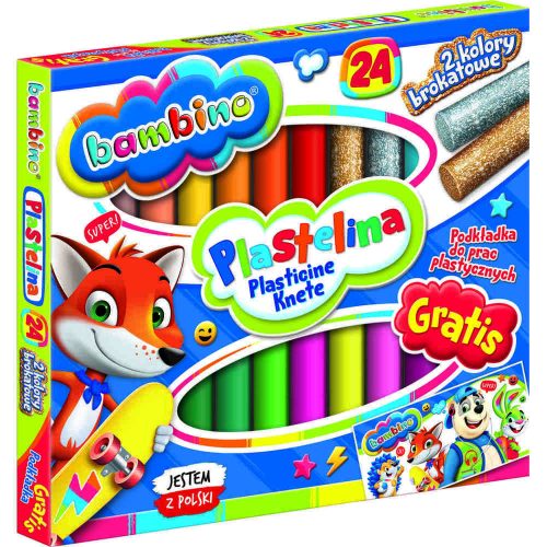 BAMBINO klasszikus gyurma 24 színben