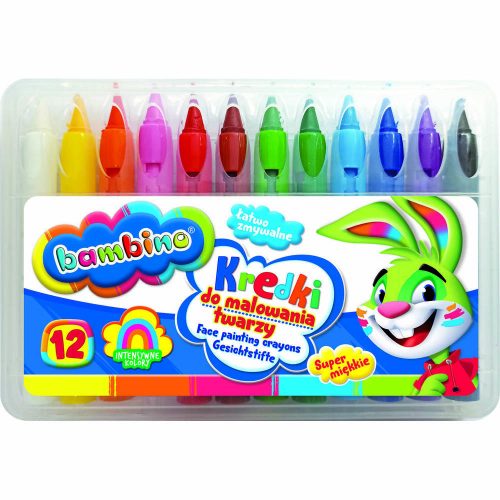 BAMBINO arcfestő ceruzák 12 színben