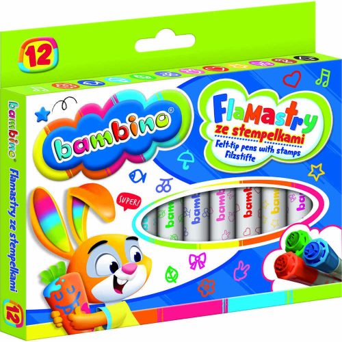 BAMBINO bélyegzőfilcek 12 színben