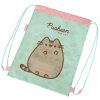 Pusheen menta színű gyerek cipőtáska