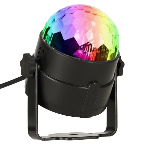RGB LED diszkógömb projektor + távirányító
